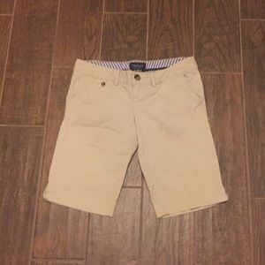 AEO Khaki Bermuda Shorts